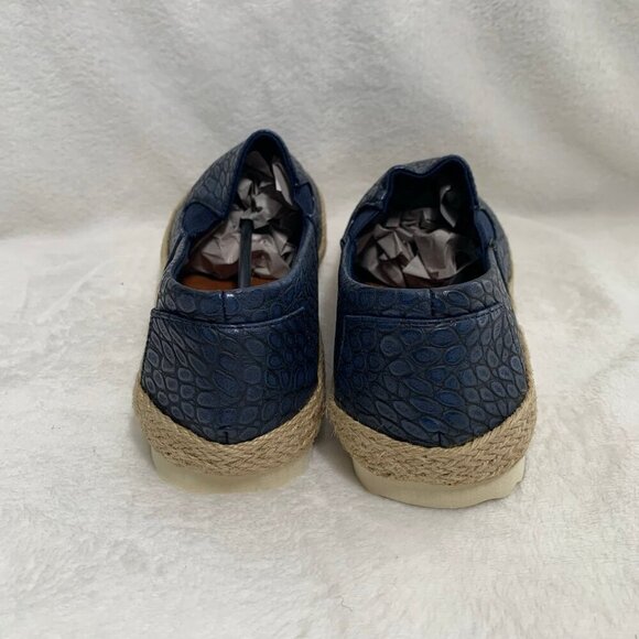 NWOT Electric Karma Size 11 navy blue lulu espadrille slides flats comfort shoes - Picture 5 of 8